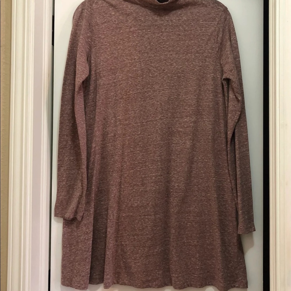 Forever 21 Long Sleeve Mock Neck Dress